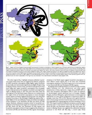 Outsourcing CO2 within China